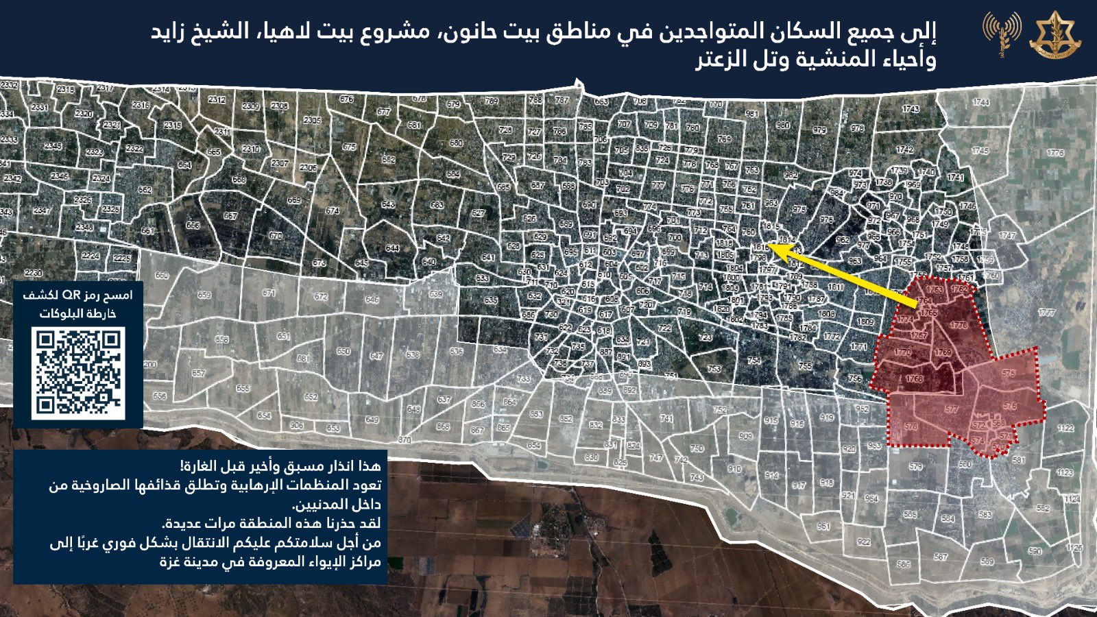 IDF forced displacement map
