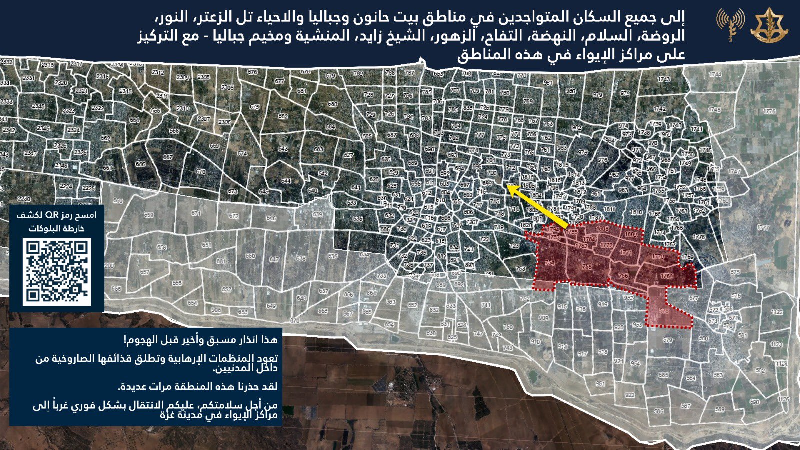 IDF forced displacement map