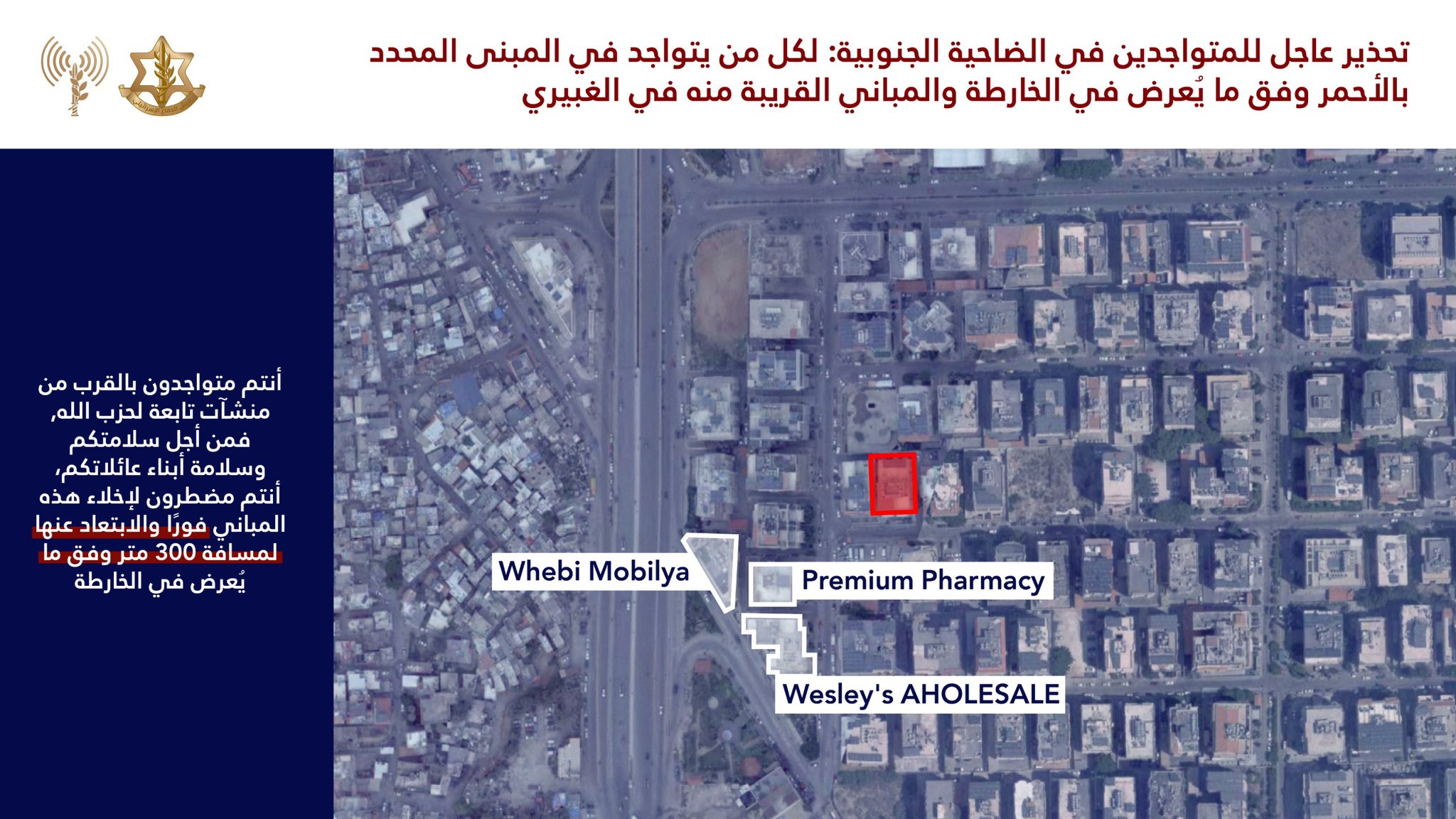 IDF forced displacement map
