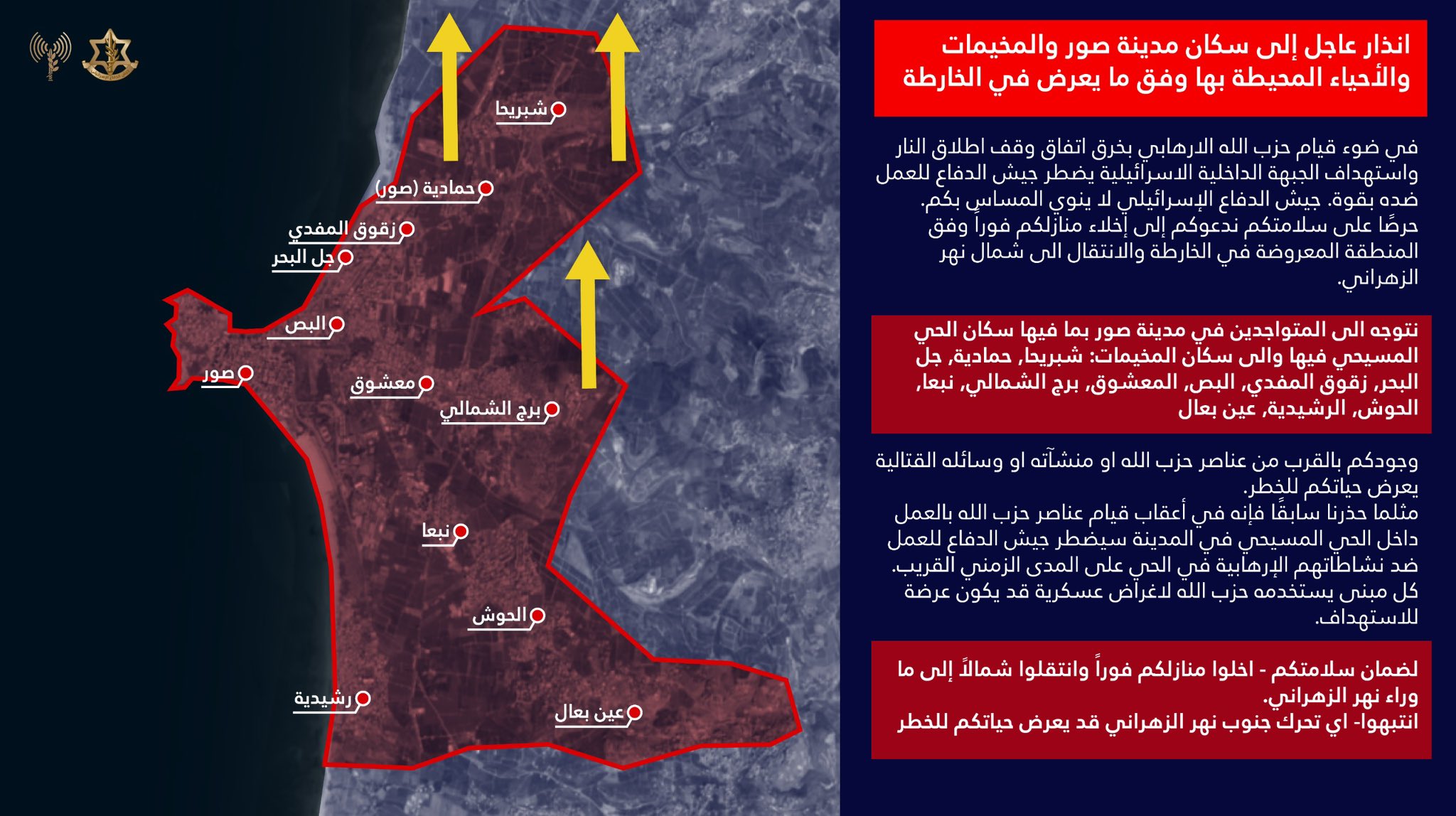 IDF forced displacement map