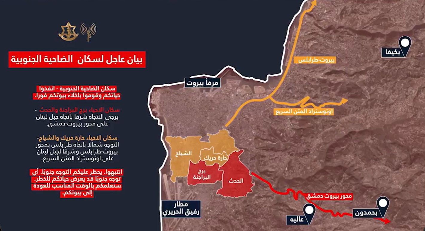 IDF forced displacement map