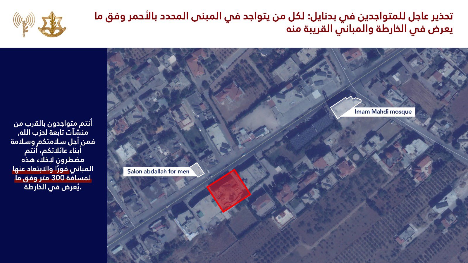 IDF forced displacement map