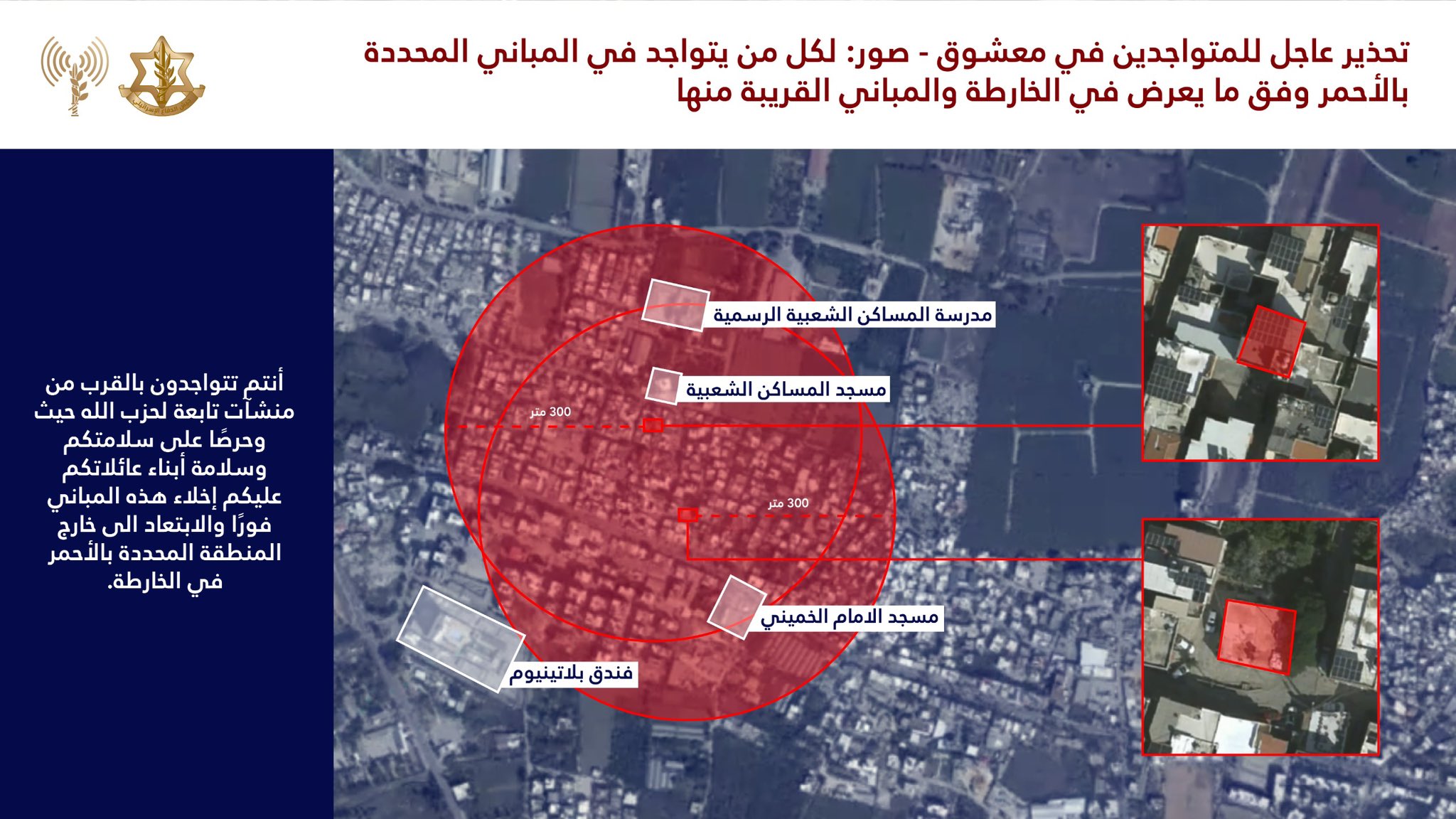 IDF forced displacement map